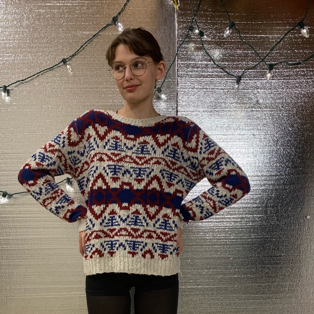 Red+White+Blue Sweater